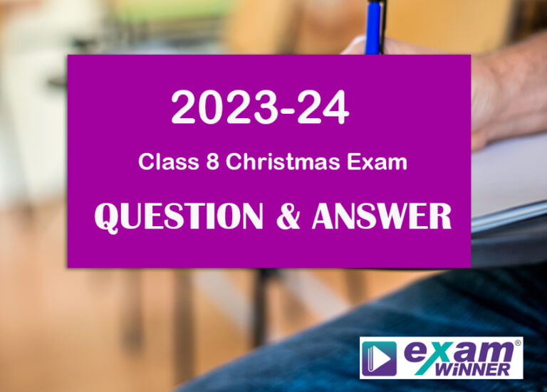 Kerala Class 8 (Class VIII /Class 8 th) Christmas Exam (Second Term ...